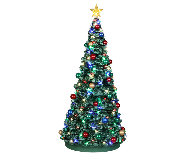LEMAX Outdoor Holiday Tree, Battery Operated (4.5V) #24954